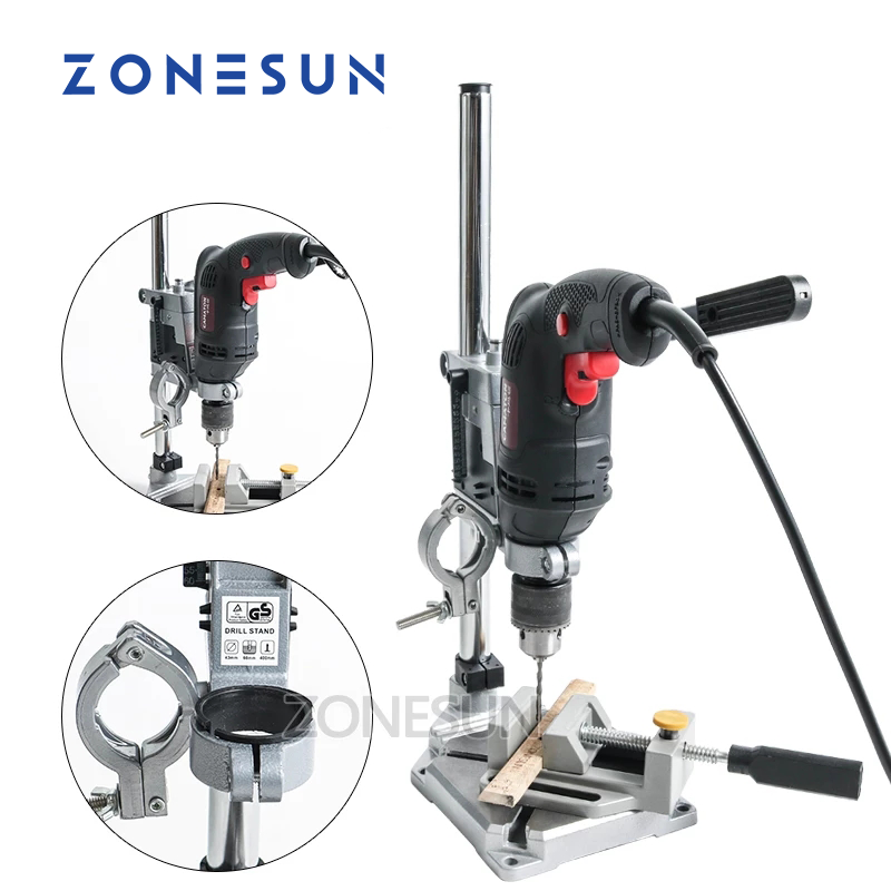 Woodworking Drill - ZONESUN Supporto fisso per trapano elettrico
