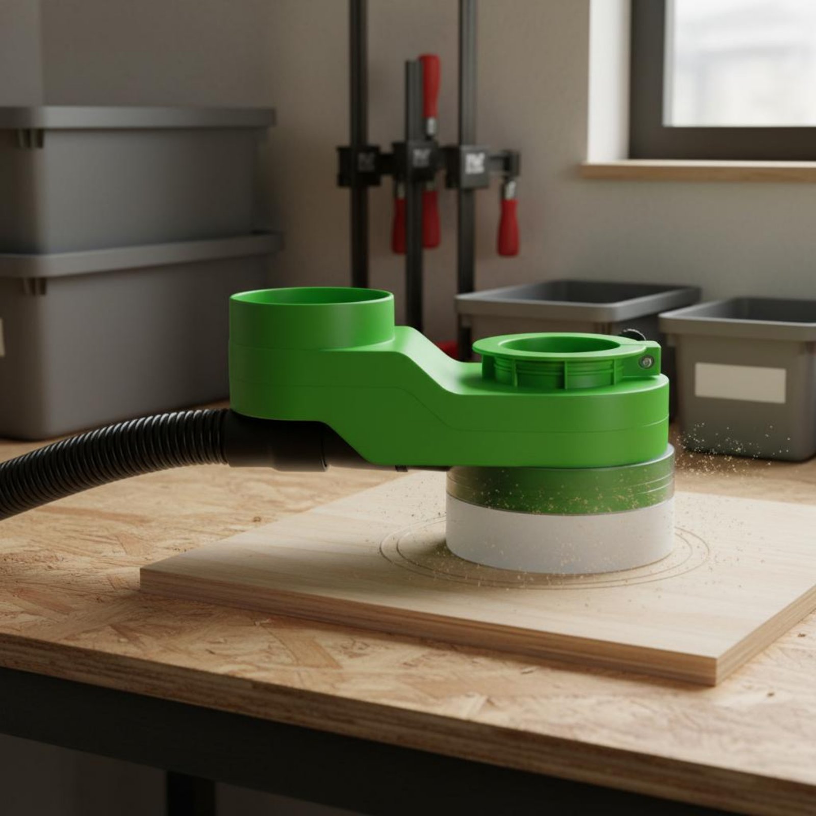 Woodworking Industries - Copertura Antipolvere per Mandrino, Accessorio Industriale