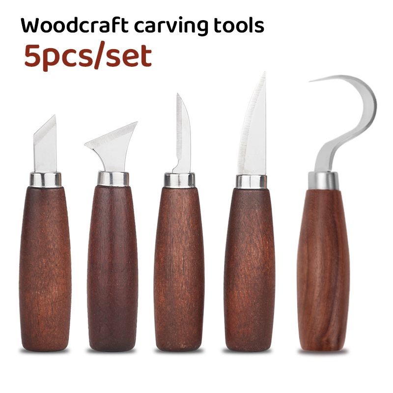 Woodworking Knives - 5 pezzi di strumenti per intaglio
