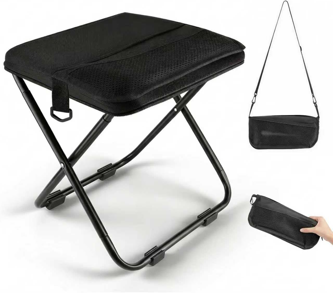 Woodworking Outdoor Furniture - Sgabello da Campeggio Portatile GMOX: Sedia