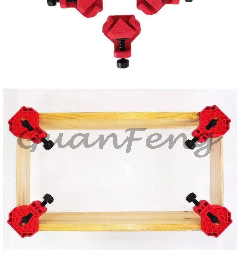 Woodworking Right Angle Clamp - Confezione da 4 morsetti angolari a