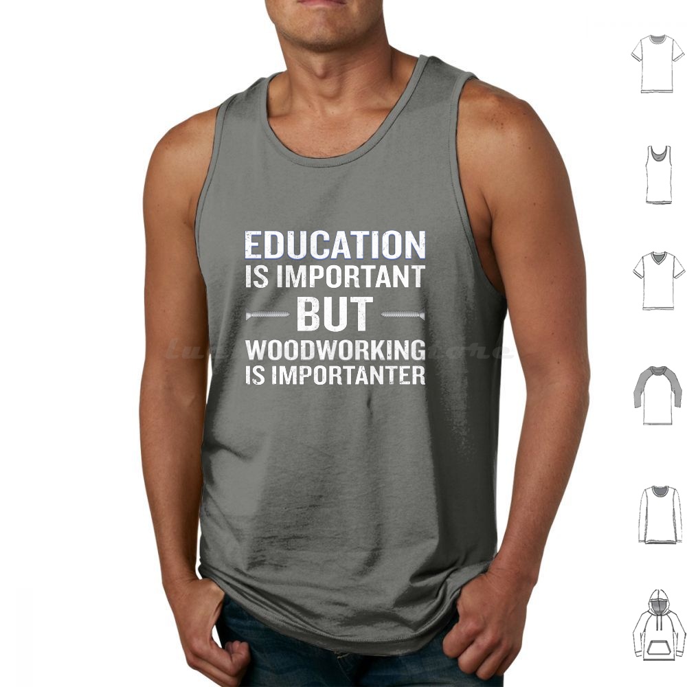 Woodworking Quotes Funny - Canotte da carpentiere divertenti con stampa