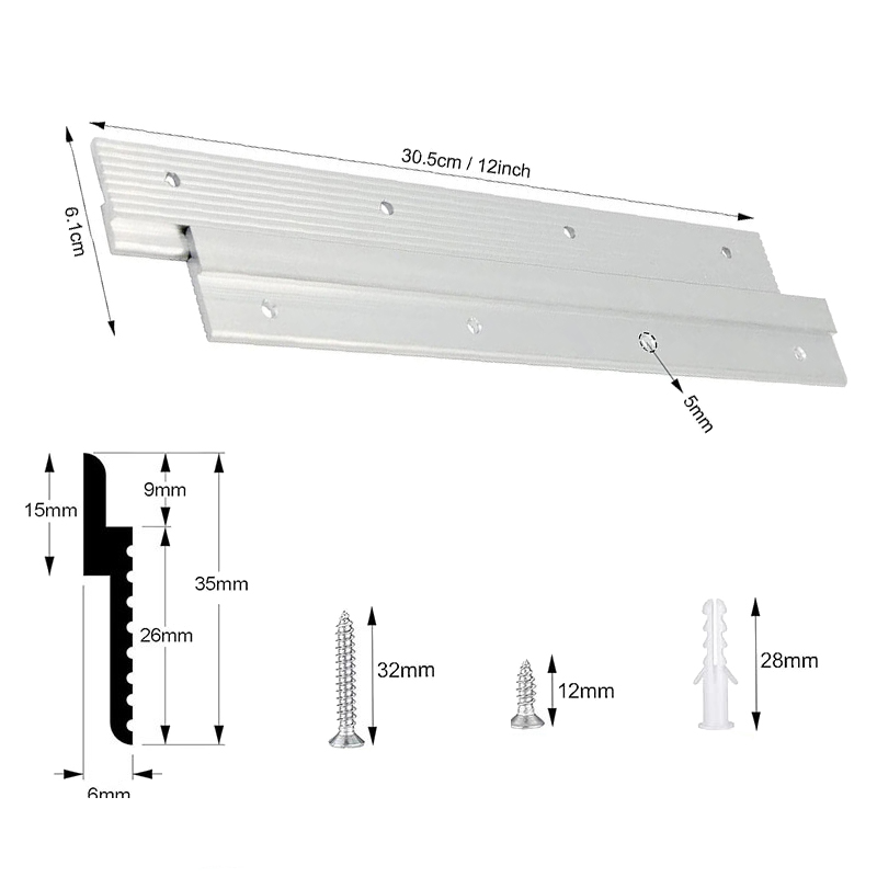 Woodworking Z Clips - 1 Paio di Ganci a Z