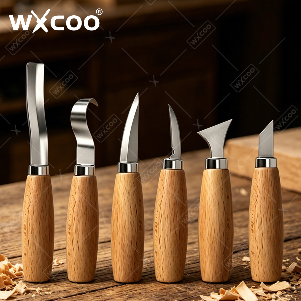 Woodworking Knives - WXCOO Scalpello a Gancio Ergonomico per