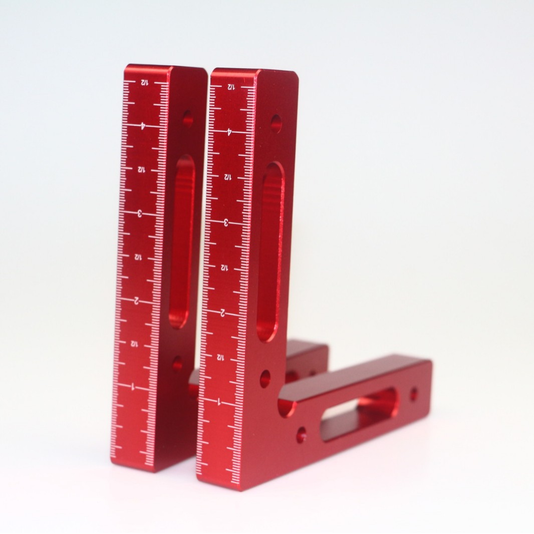 Woodworking Right Angle Clamp - Morsetto a 90 gradi in alluminio