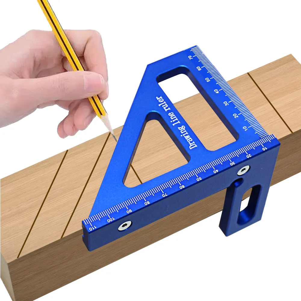 Woodworking For Engineers - Righello Triangolare in Lega di Alluminio