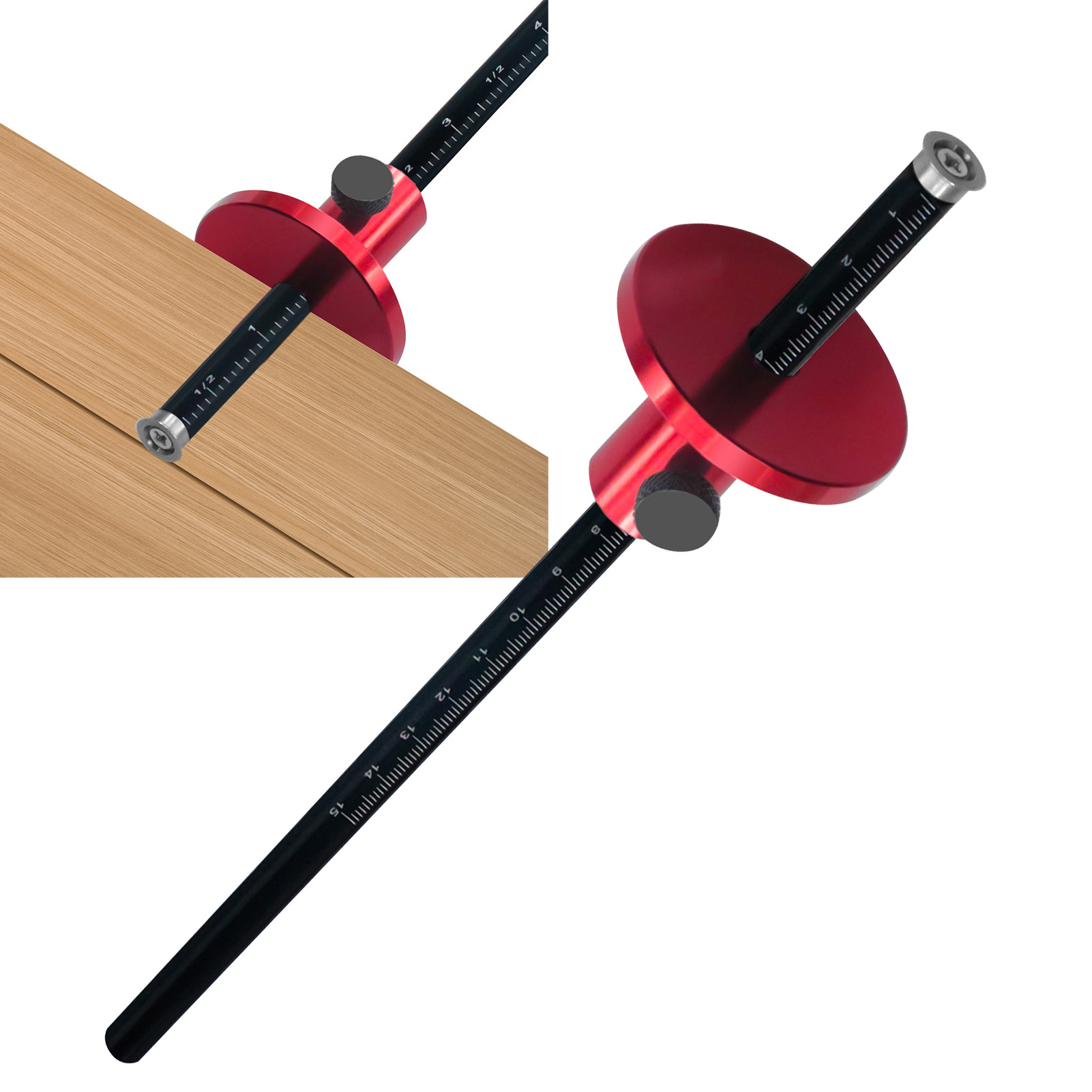 Marking Gauge Tool - Tracciatore per Legno con Ruota Europea,