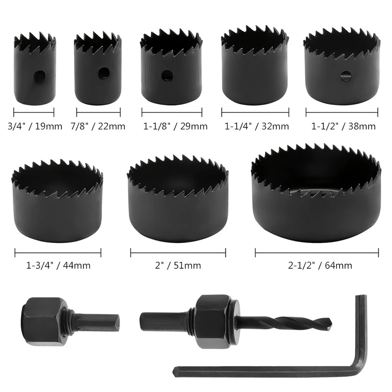 Kit di 8 punte per foratura de - Woodworking Drill recensione e prezzo