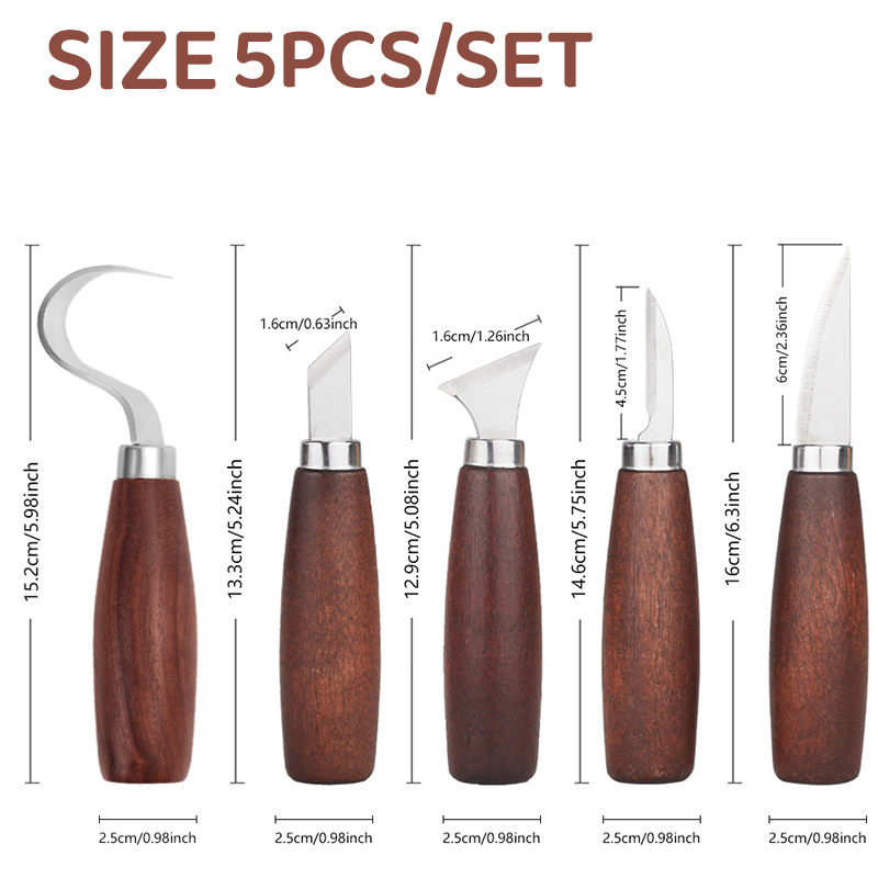 5 pezzi di strumenti per intag - Woodworking Knives recensione e prezzo