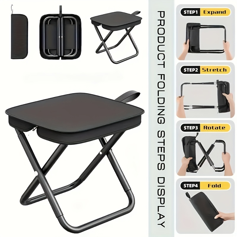 Sgabello da campeggio pieghevo - Woodworking Outdoor Furniture recensione e prezzo