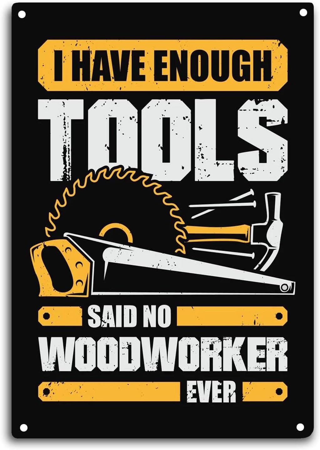 Targa in metallo per falegnami - Woodworking Quotes Funny recensione e prezzo