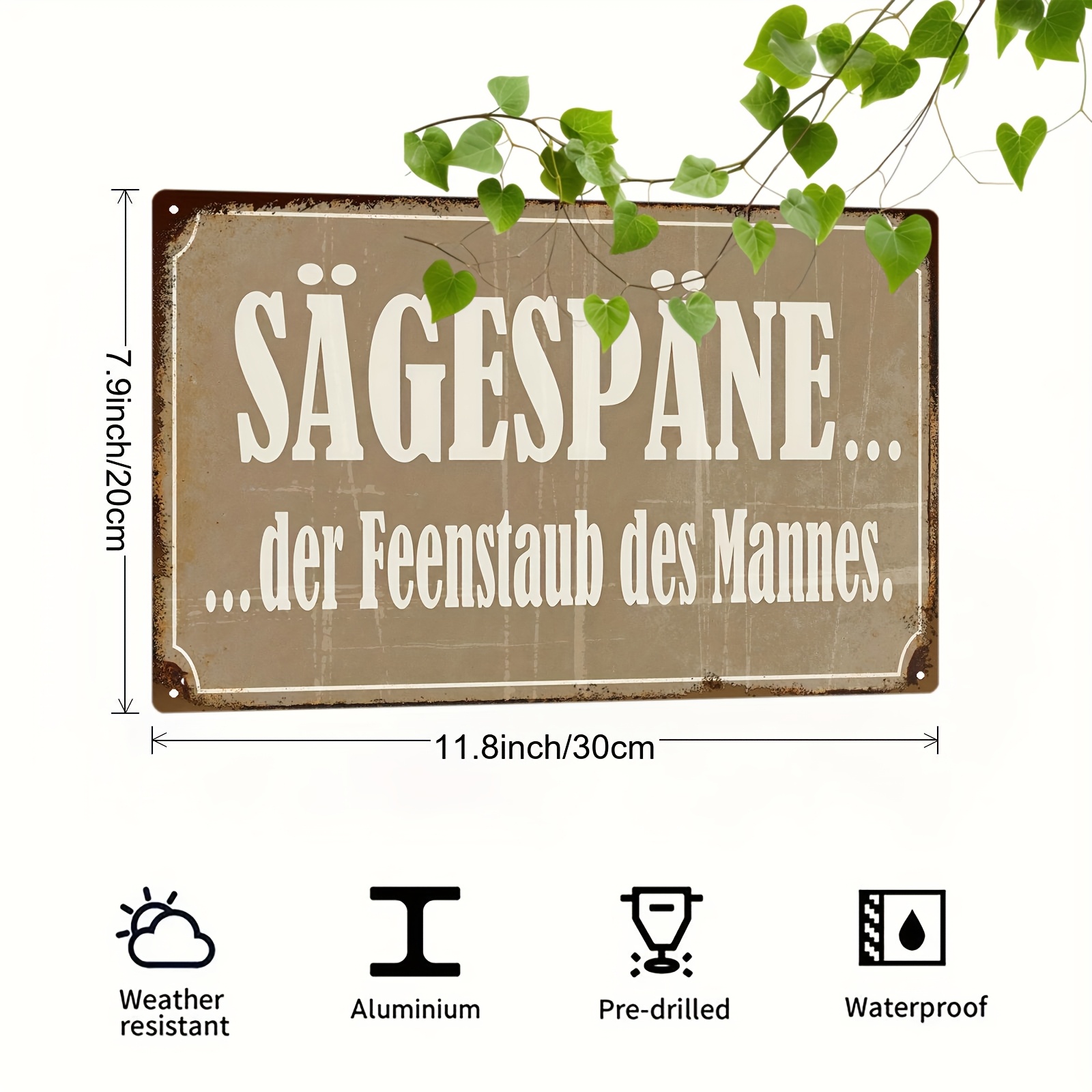 Targa in metallo vintage con c - Woodworking Quotes Funny recensione e prezzo