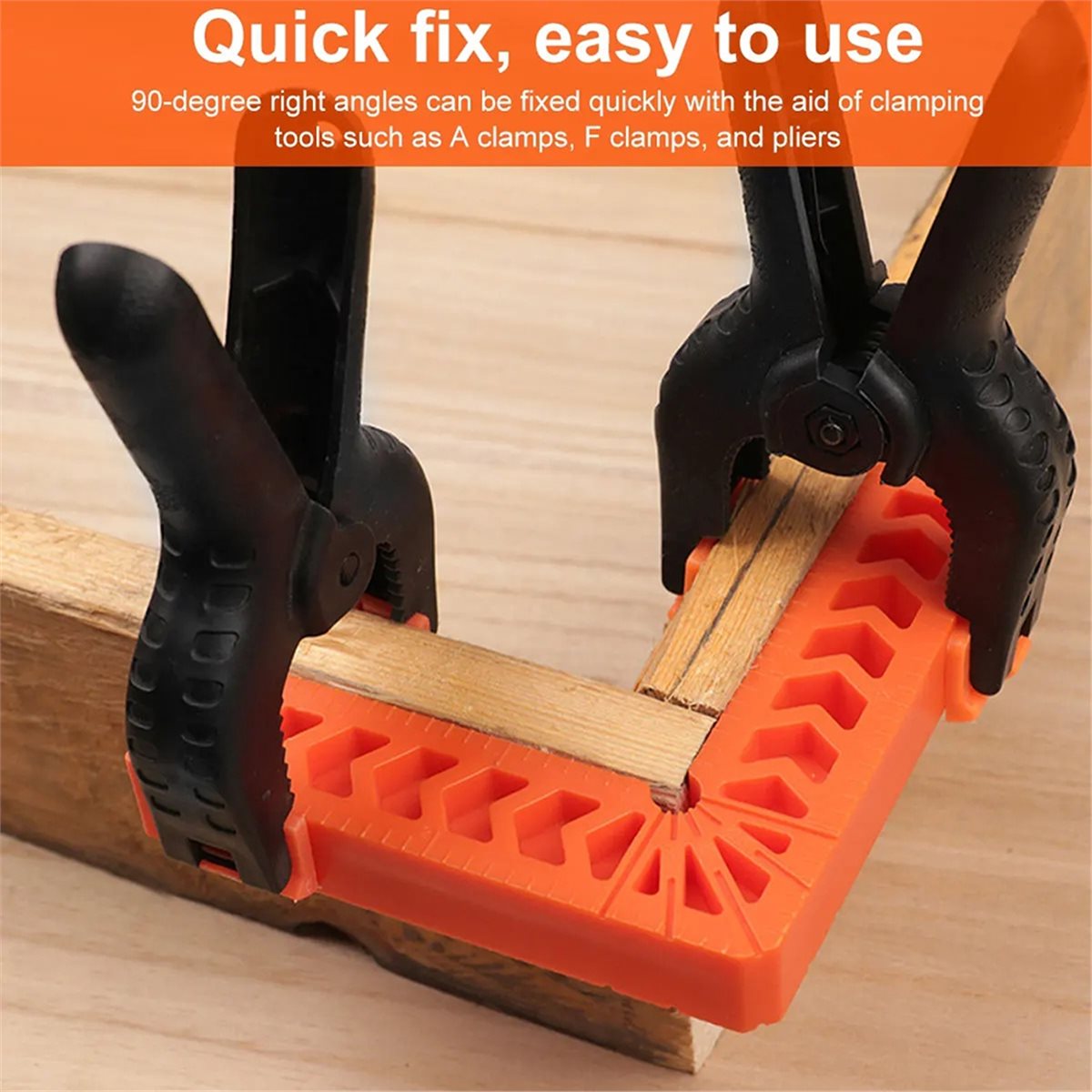 Toorise Set di 8 Gomiti a 90 G - Woodworking Right Angle Clamp recensione e prezzo