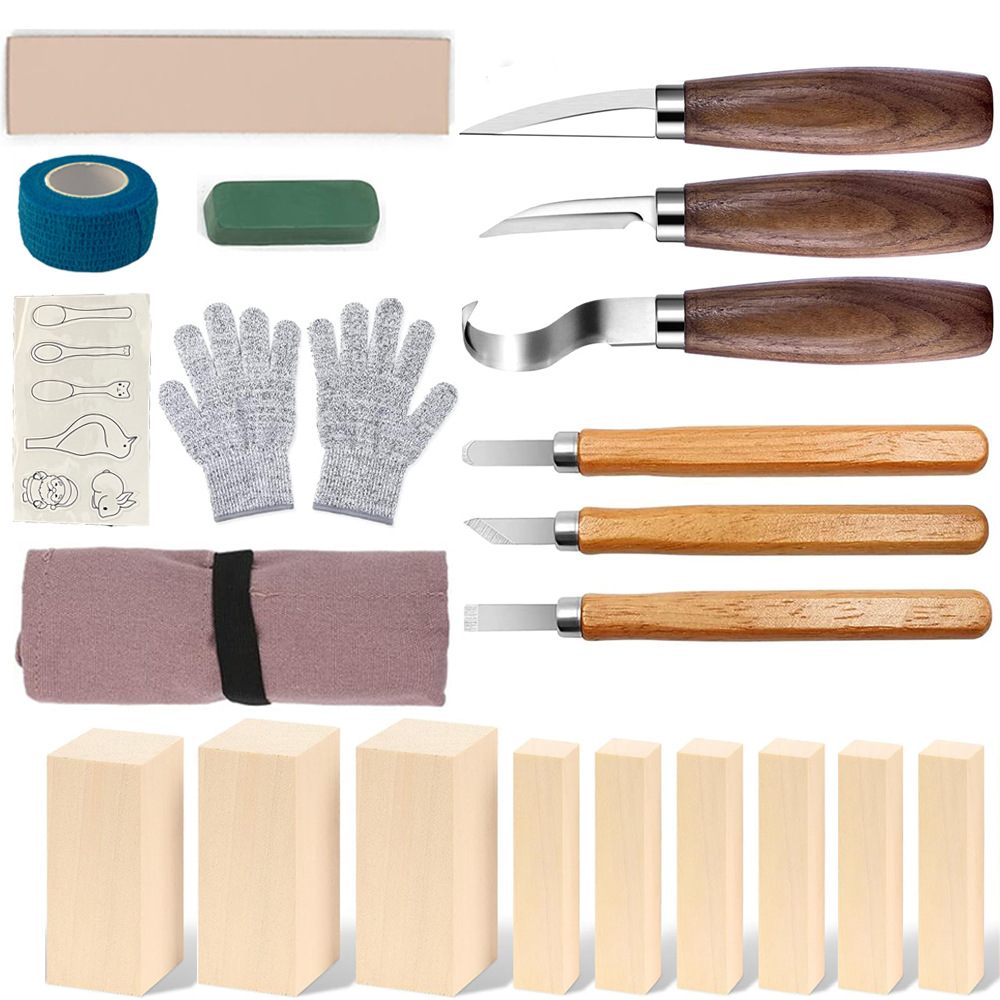 Set di coltelli da intaglio Co - Woodworking Knives recensione e prezzo