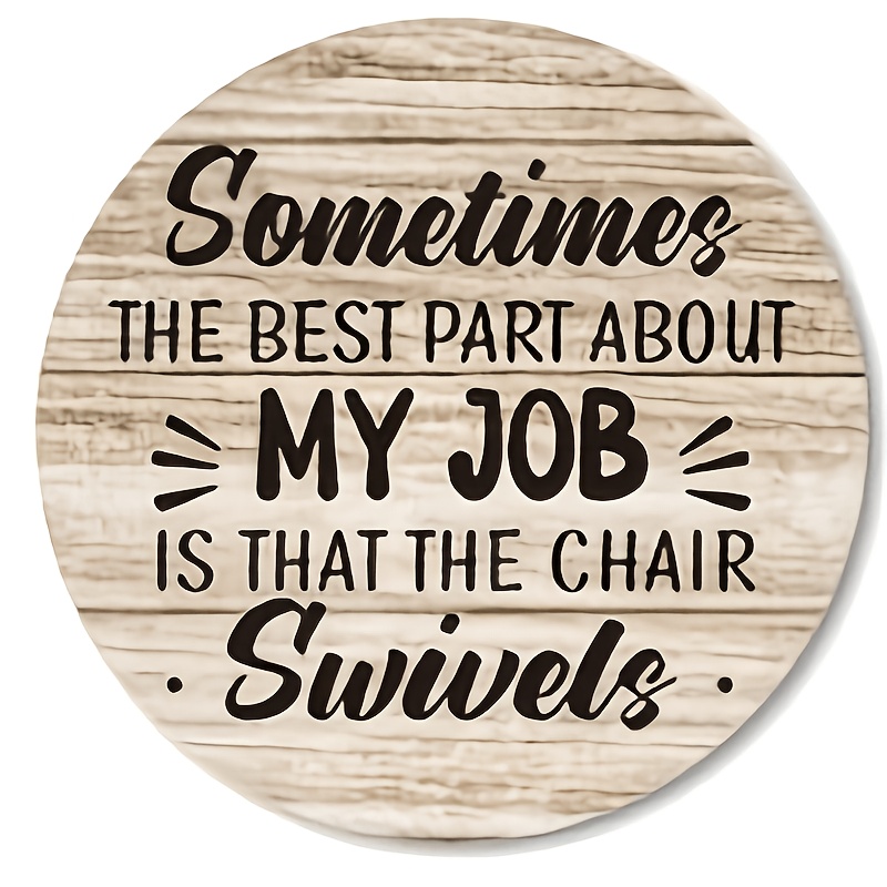 Targhe Rotonde in Legno con Ci - Woodworking Quotes Funny recensione e prezzo