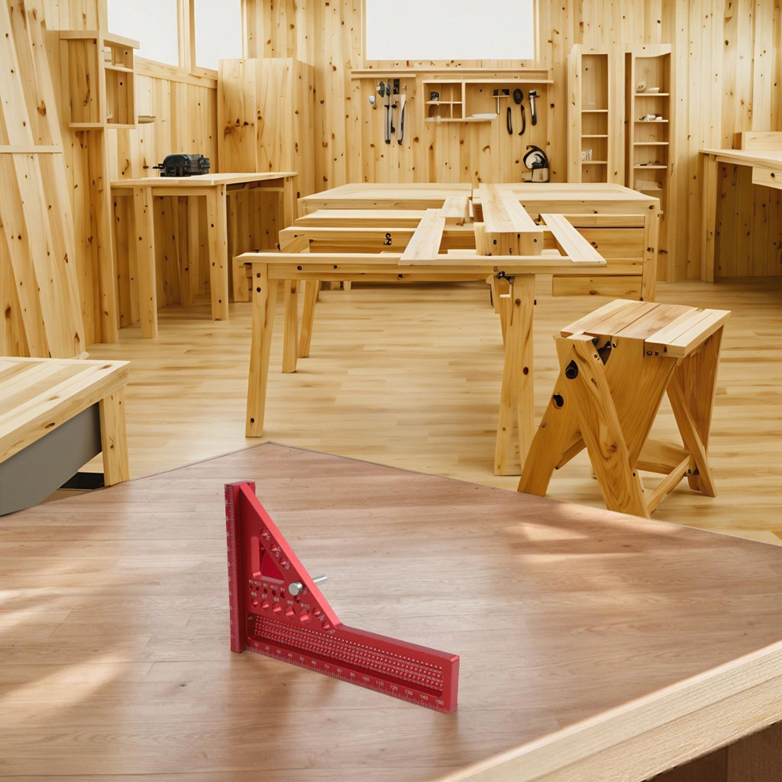 Righello a goniometro 3D rosso - Woodworking For Engineers recensione e prezzo