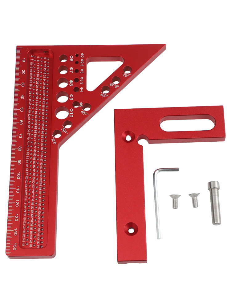 Righello a goniometro 3D rosso - Woodworking For Engineers recensione e prezzo
