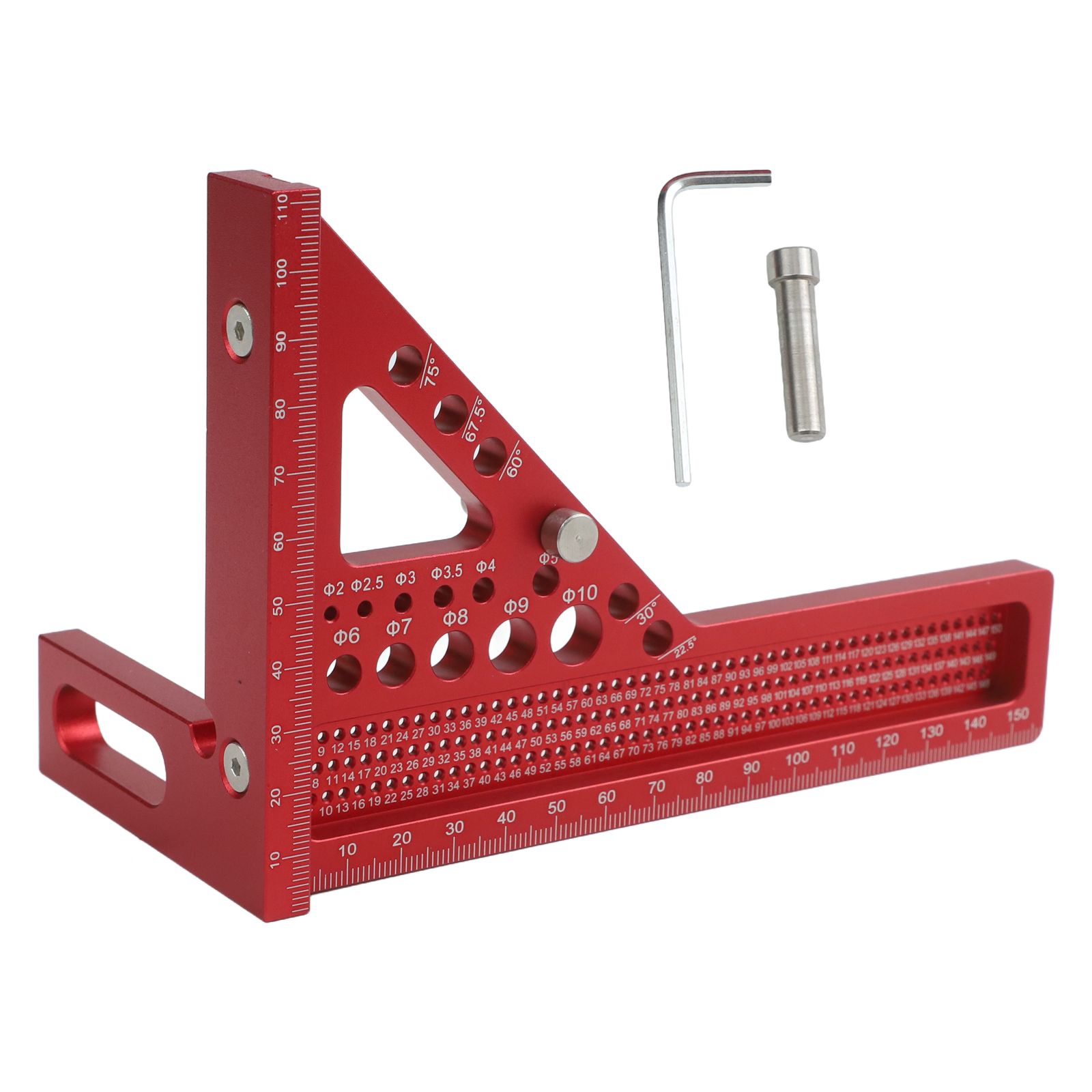 Righello a goniometro 3D rosso - Woodworking For Engineers recensione e prezzo